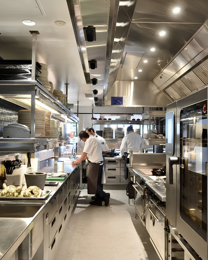 Dedicated Kitchen Space Designed For Smooth Production
